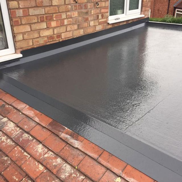 flat roof installation by d richards roofing